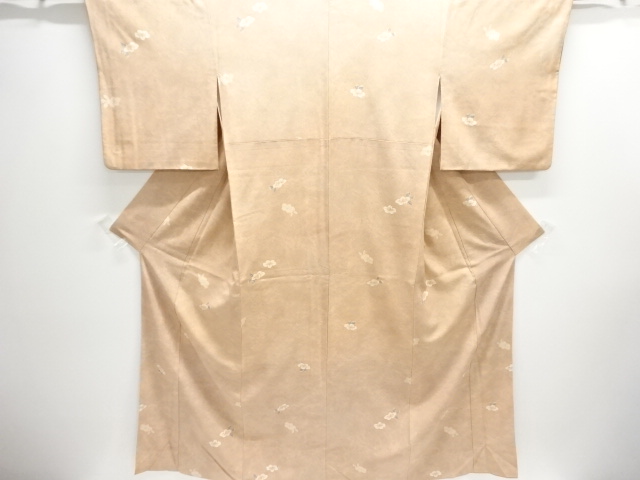 椿模様小紋着物